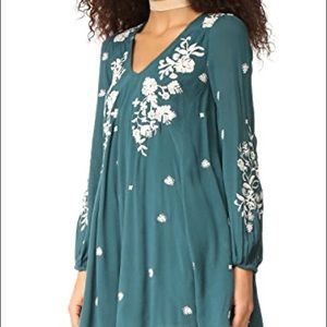 Free people boho swing mini dress